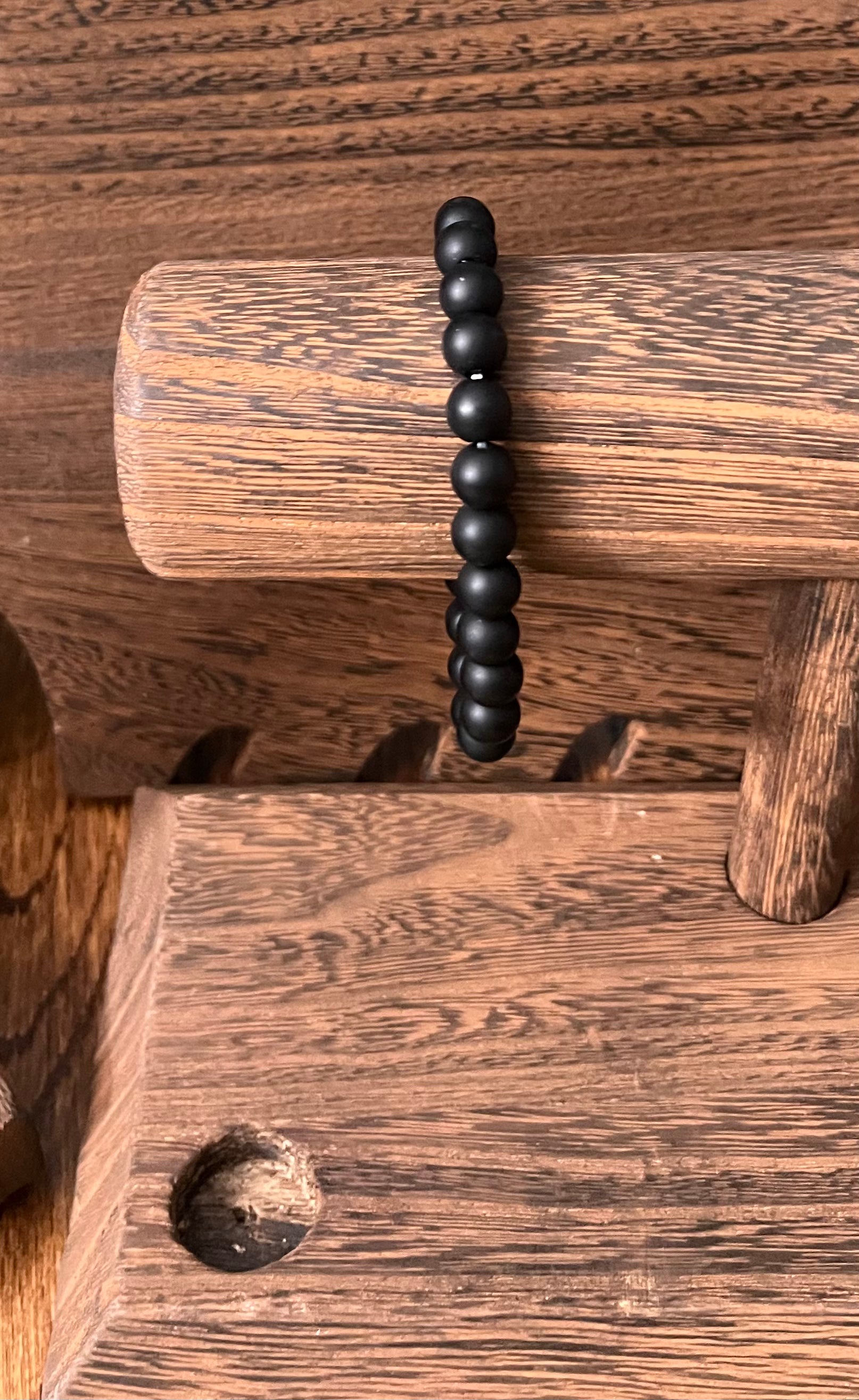 Black Matte Onyx Stone Bracelet