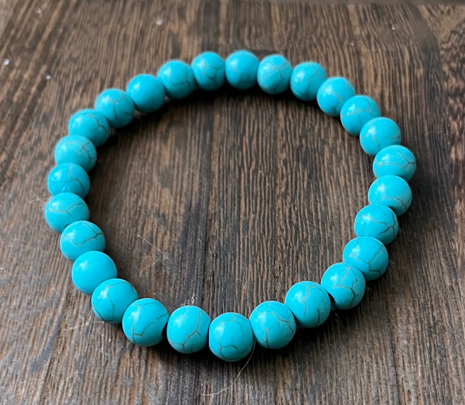 Blue Turquoise Stone Bracelet