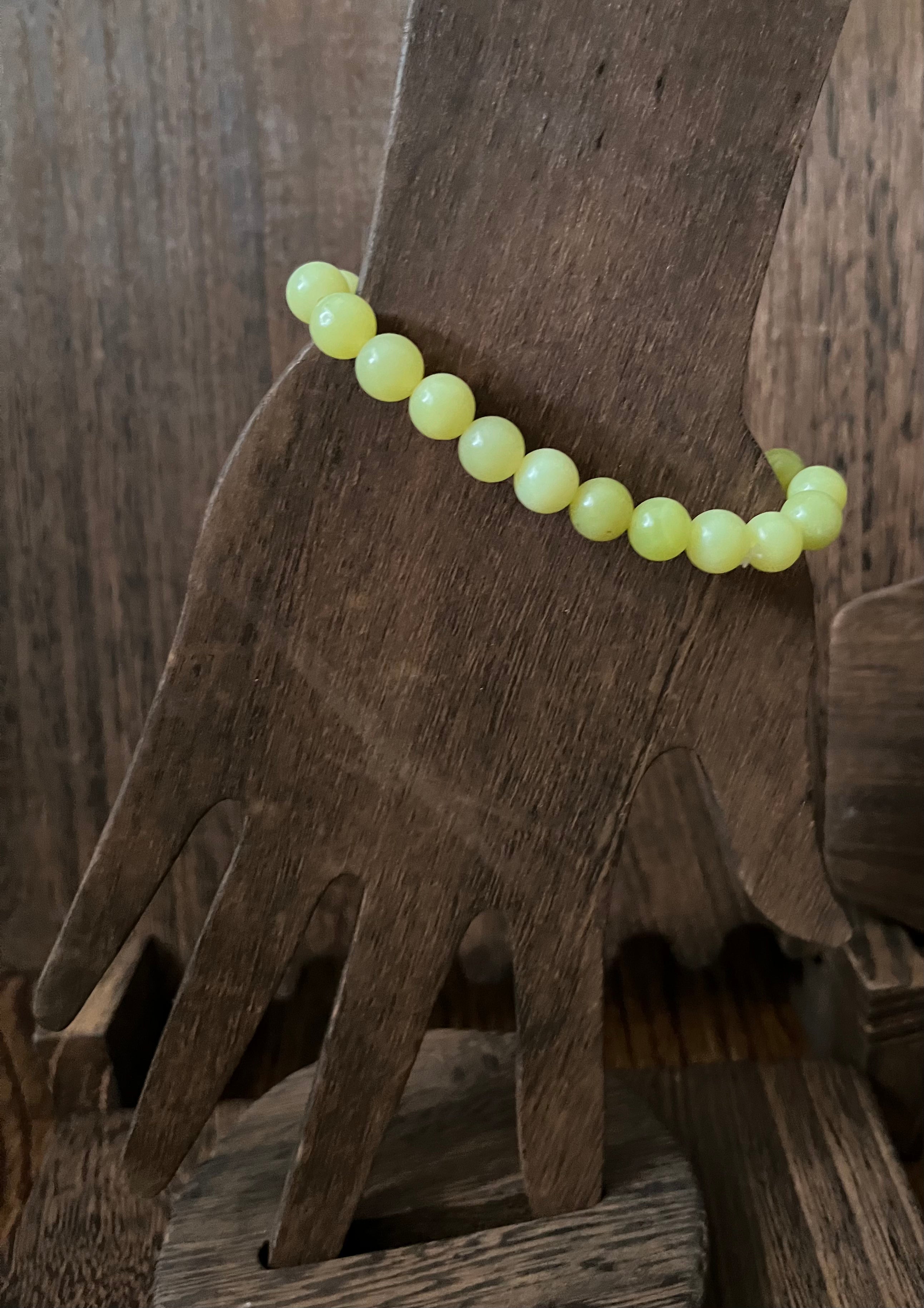 Lemon Jade Stone Bracelet