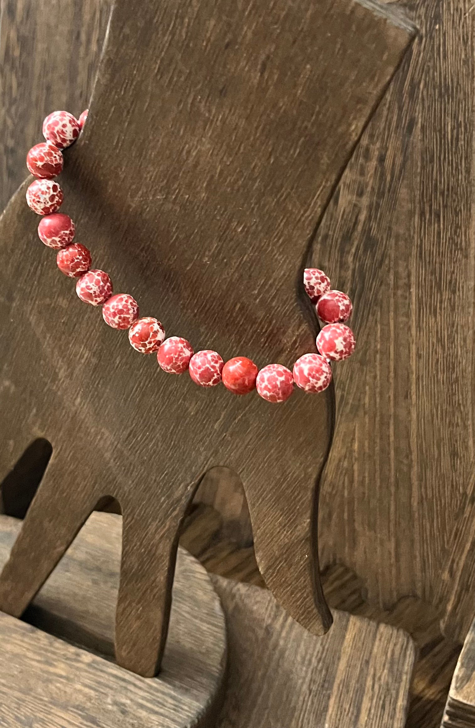 Red Turquoise Stone Bracelet