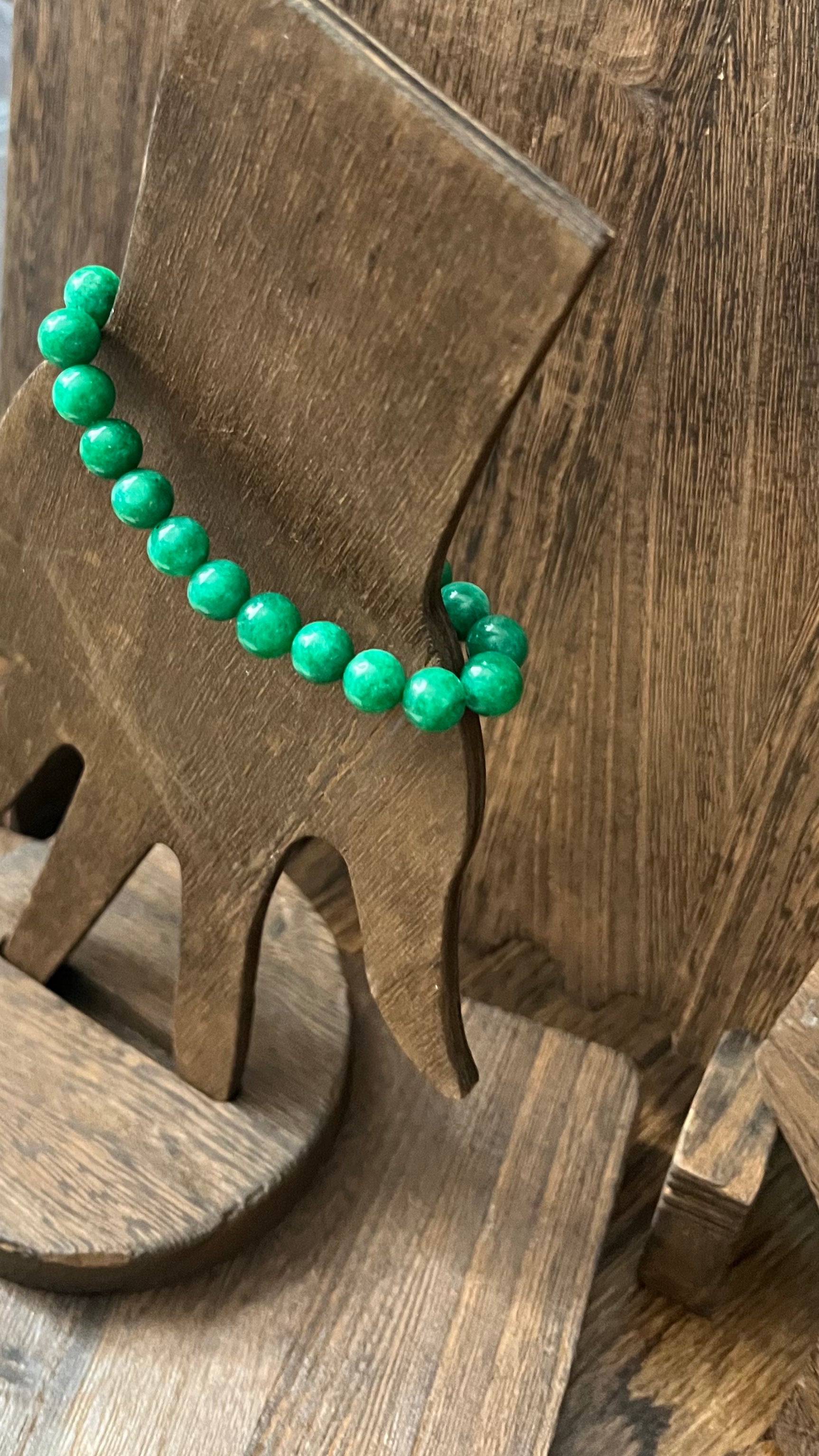 Green Jade Stone Bracelet