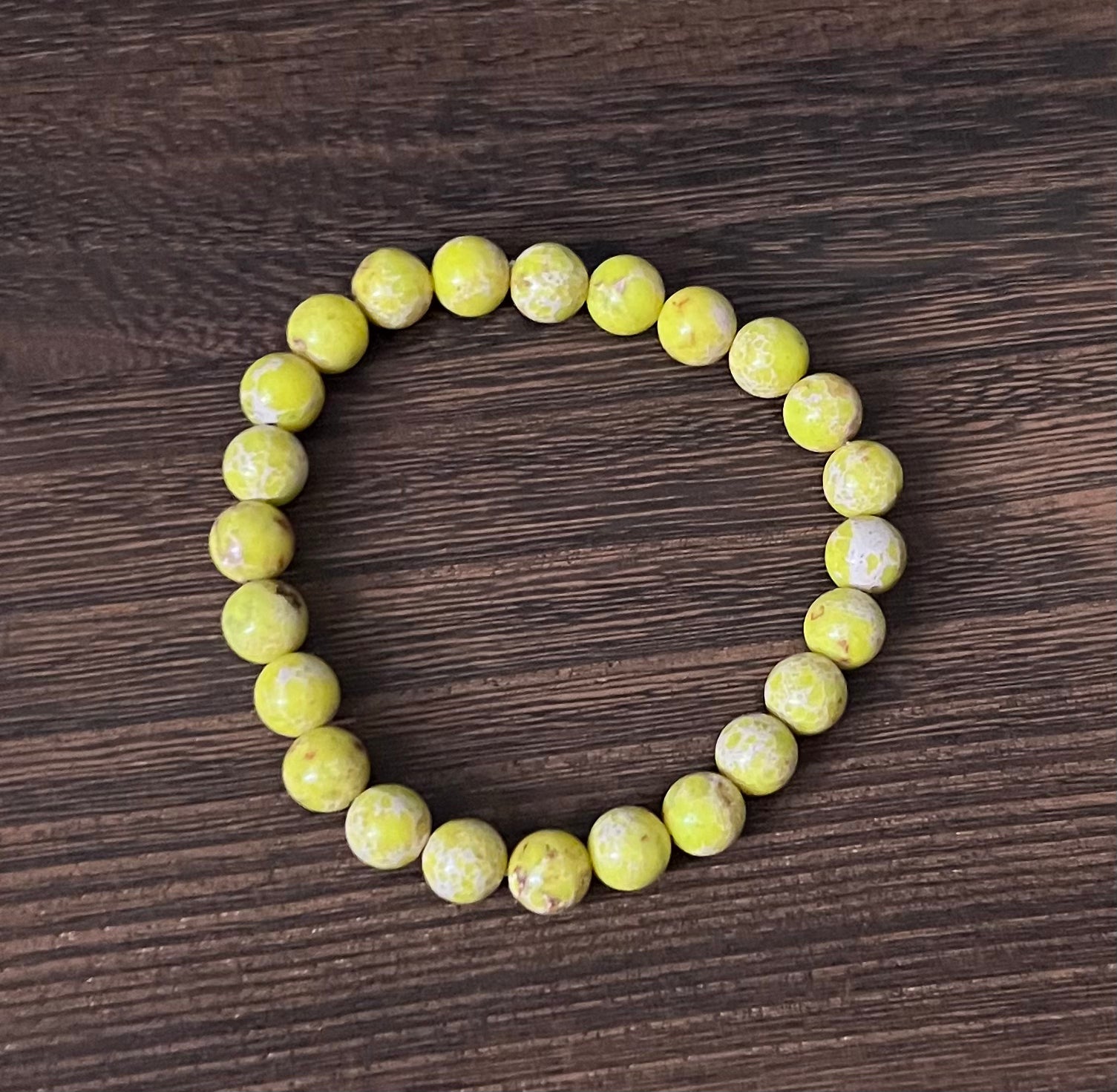 Yellow Turquoise Stone Bracelet