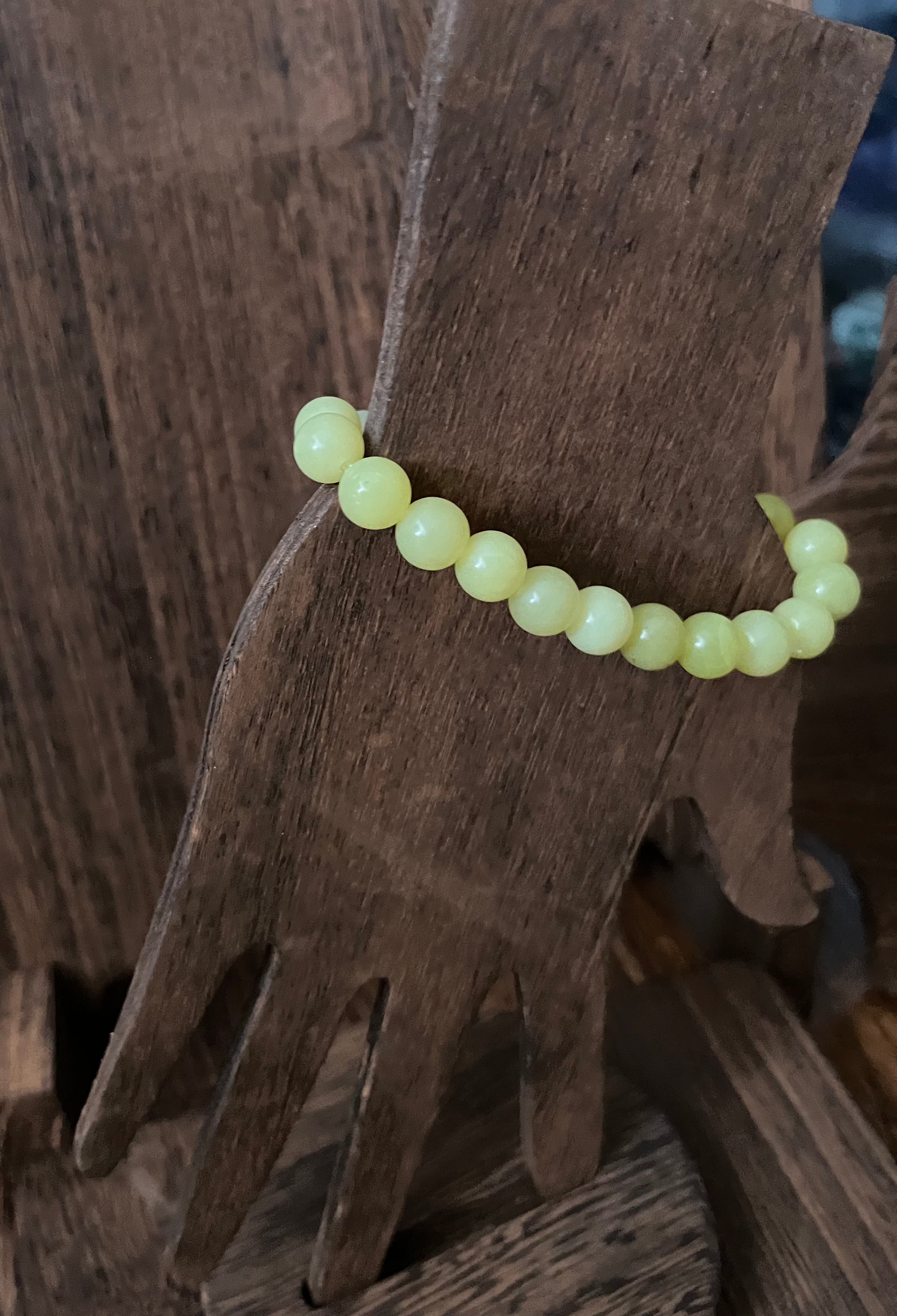 Lemon Jade Stone Bracelet