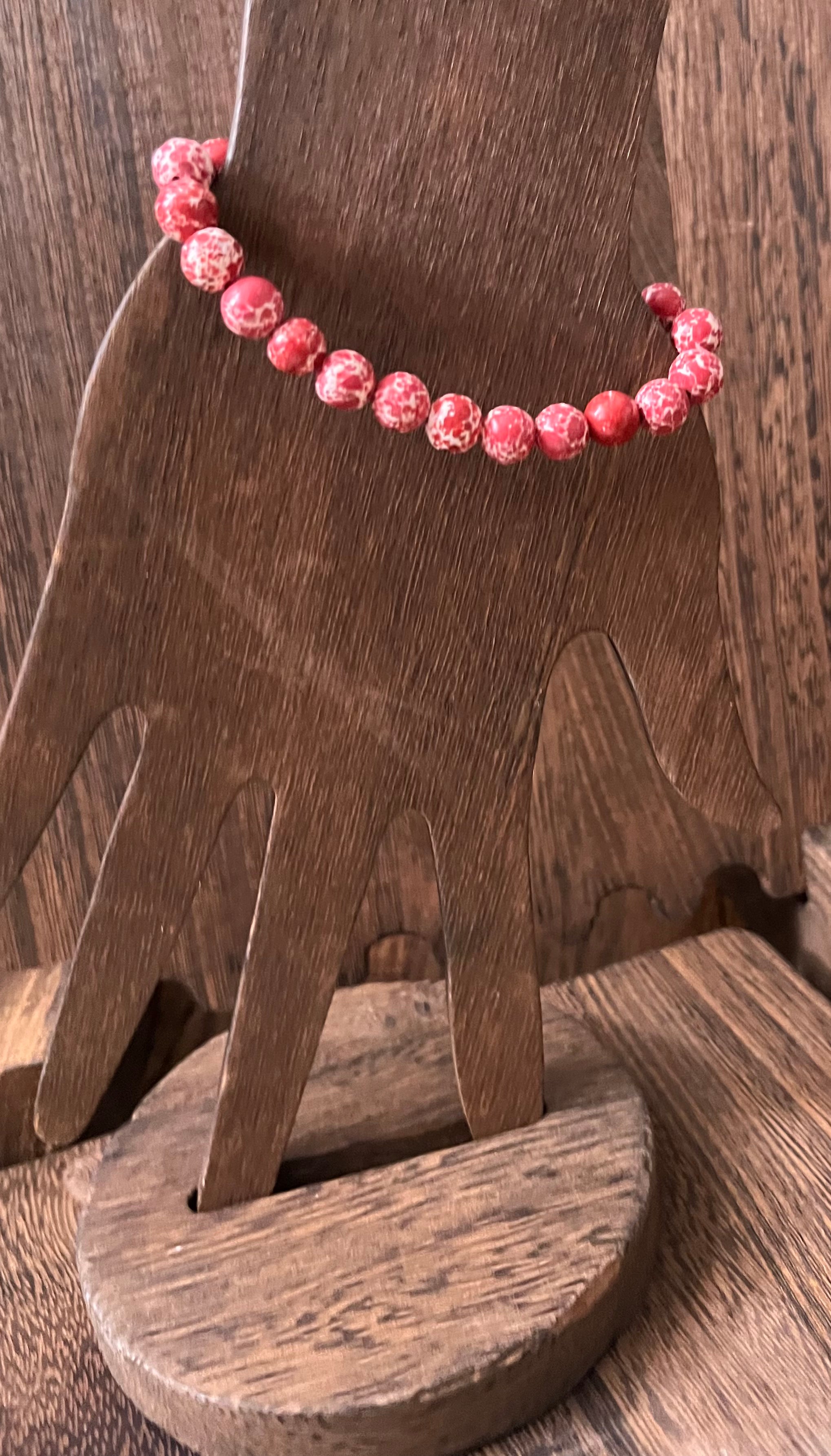 Red Turquoise Stone Bracelet