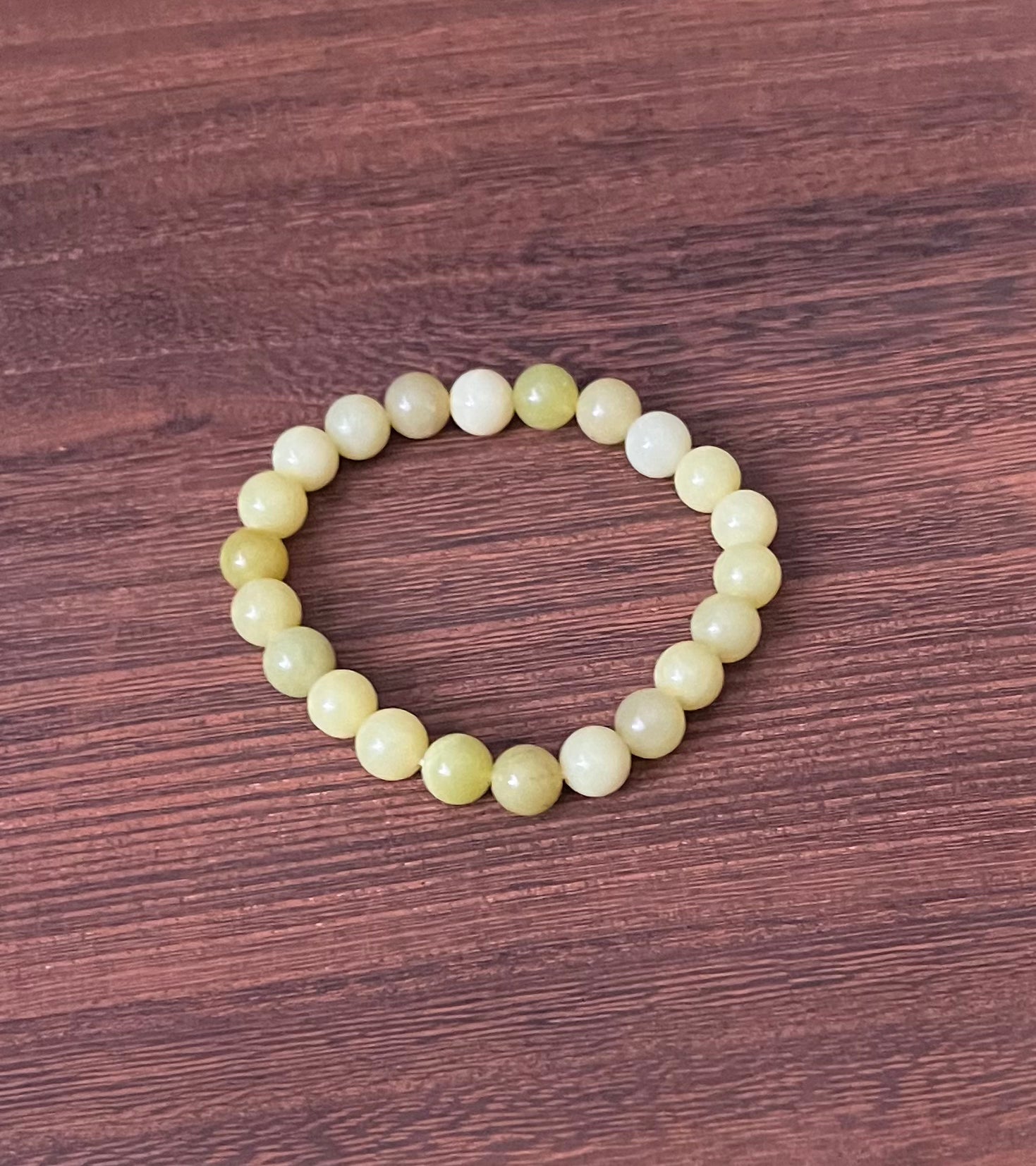 Lemon Jade Stone Bracelet