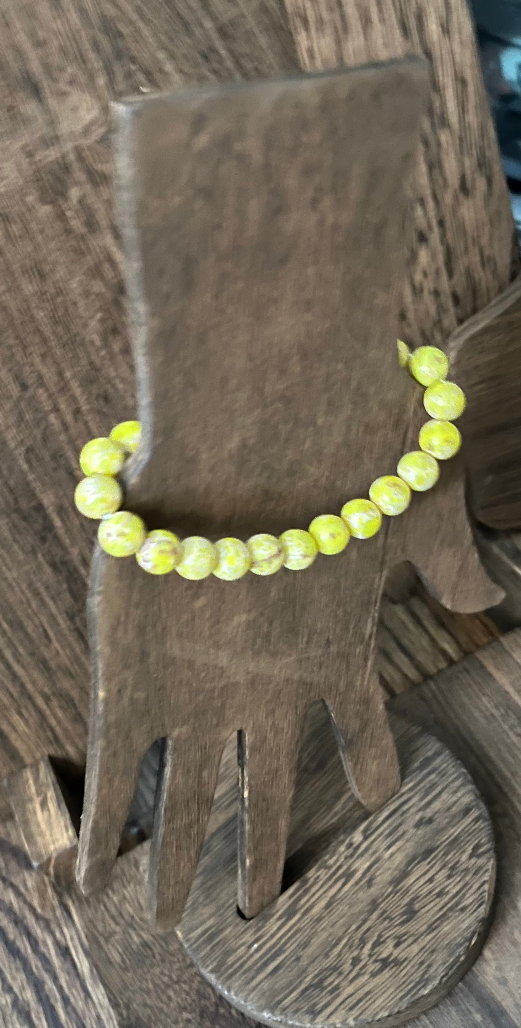 Yellow Turquoise Stone Bracelet