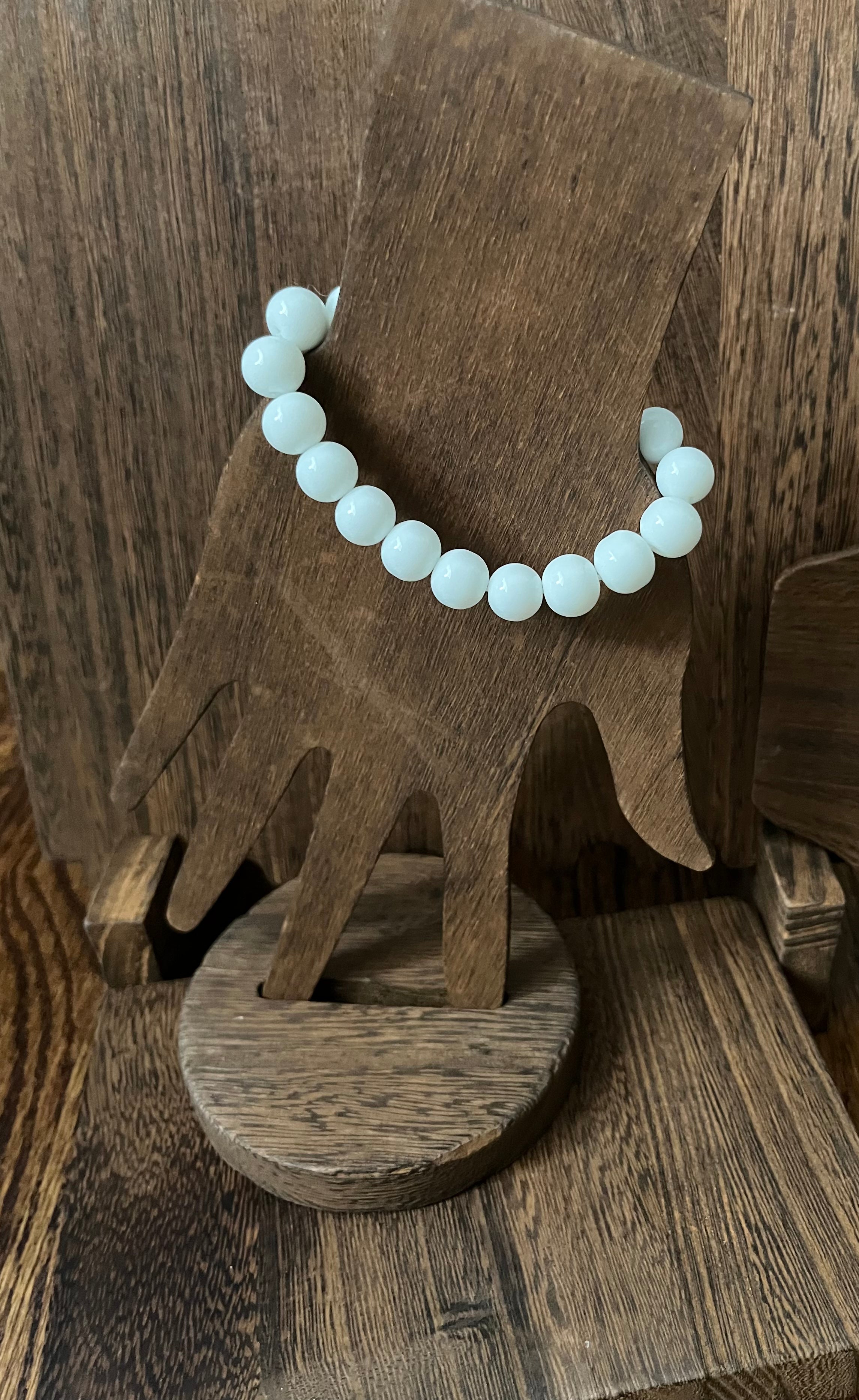 White Onyx Stone Bracelet