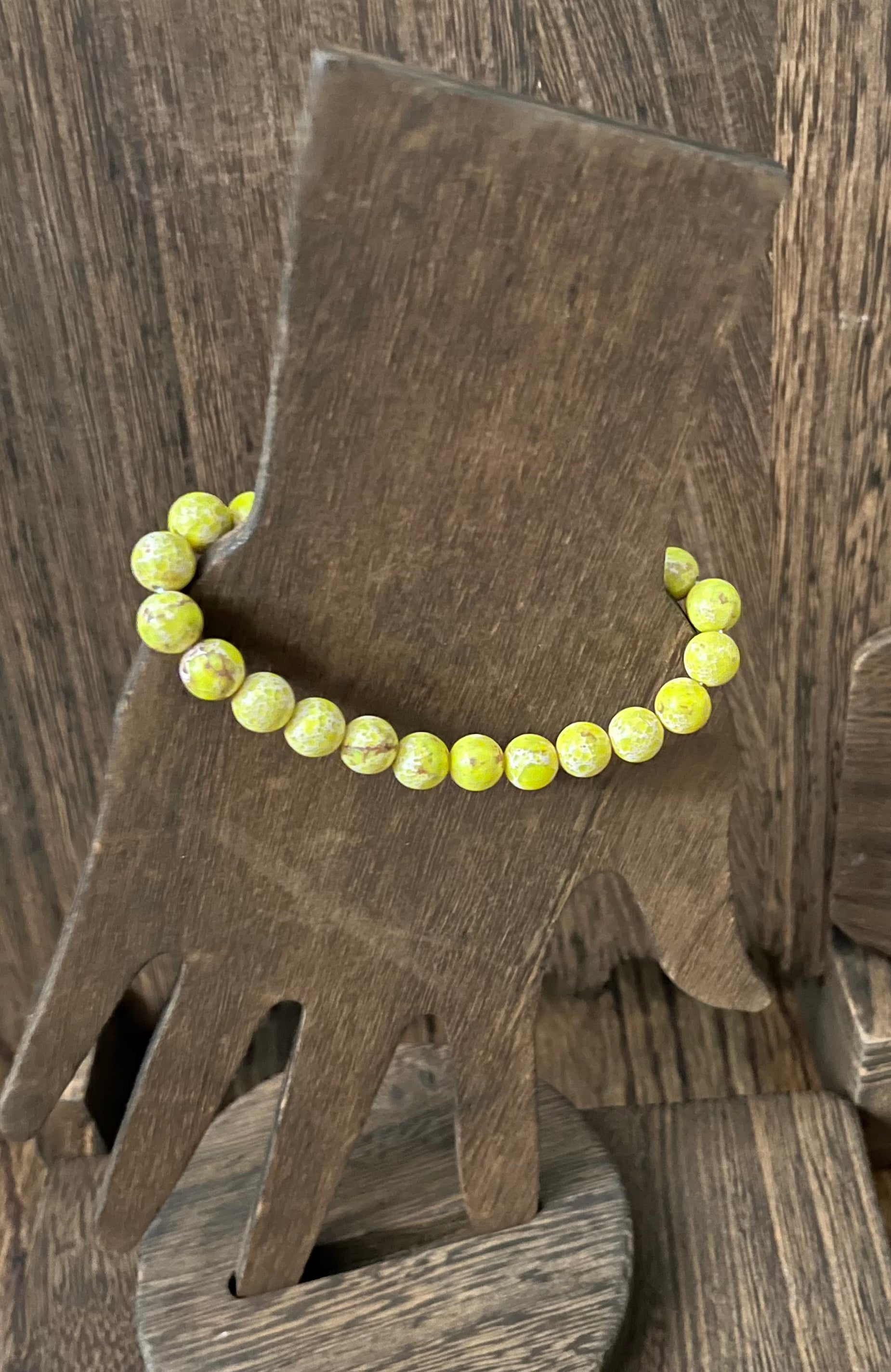 Yellow Turquoise Stone Bracelet