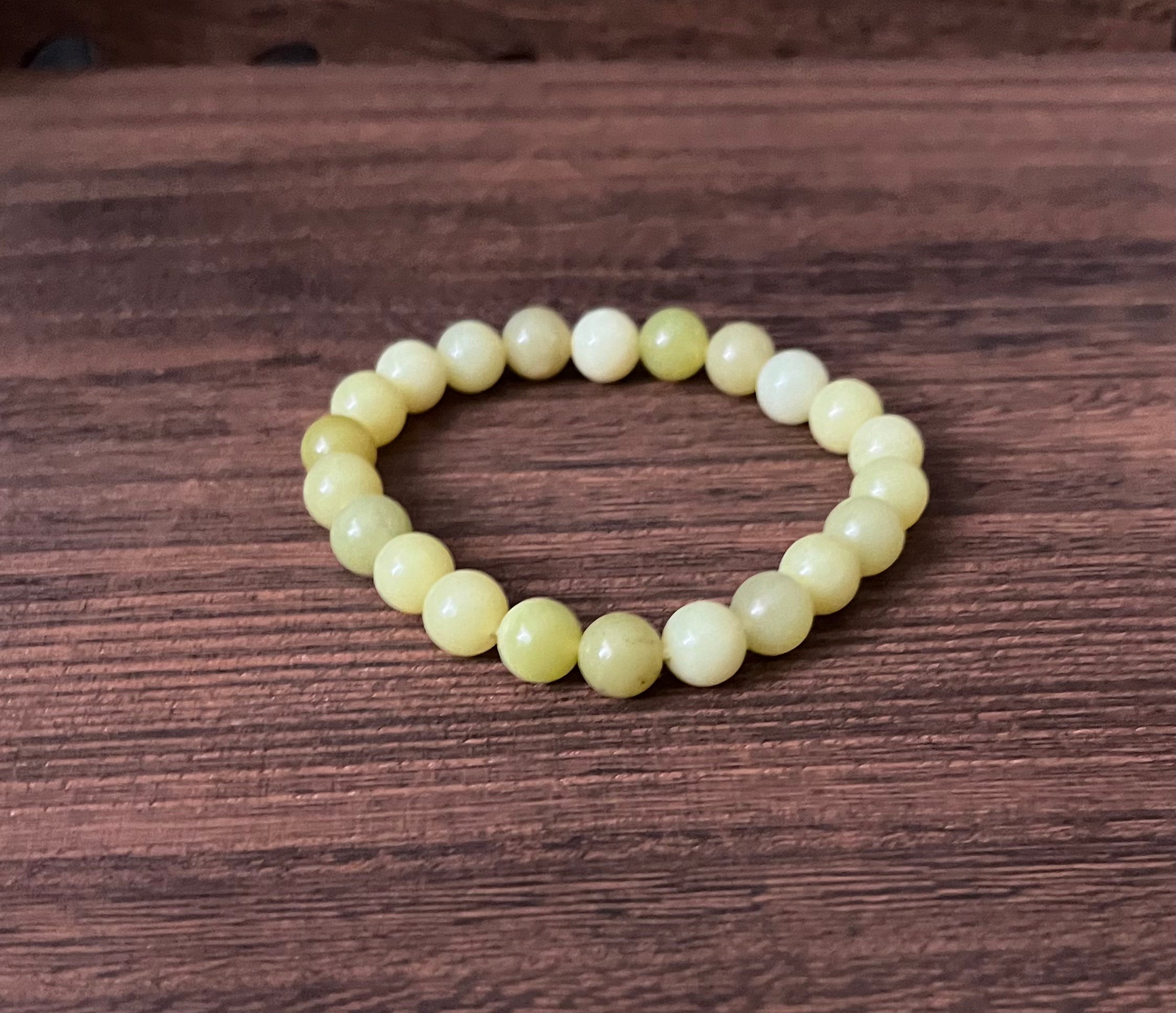 Lemon Jade Stone Bracelet