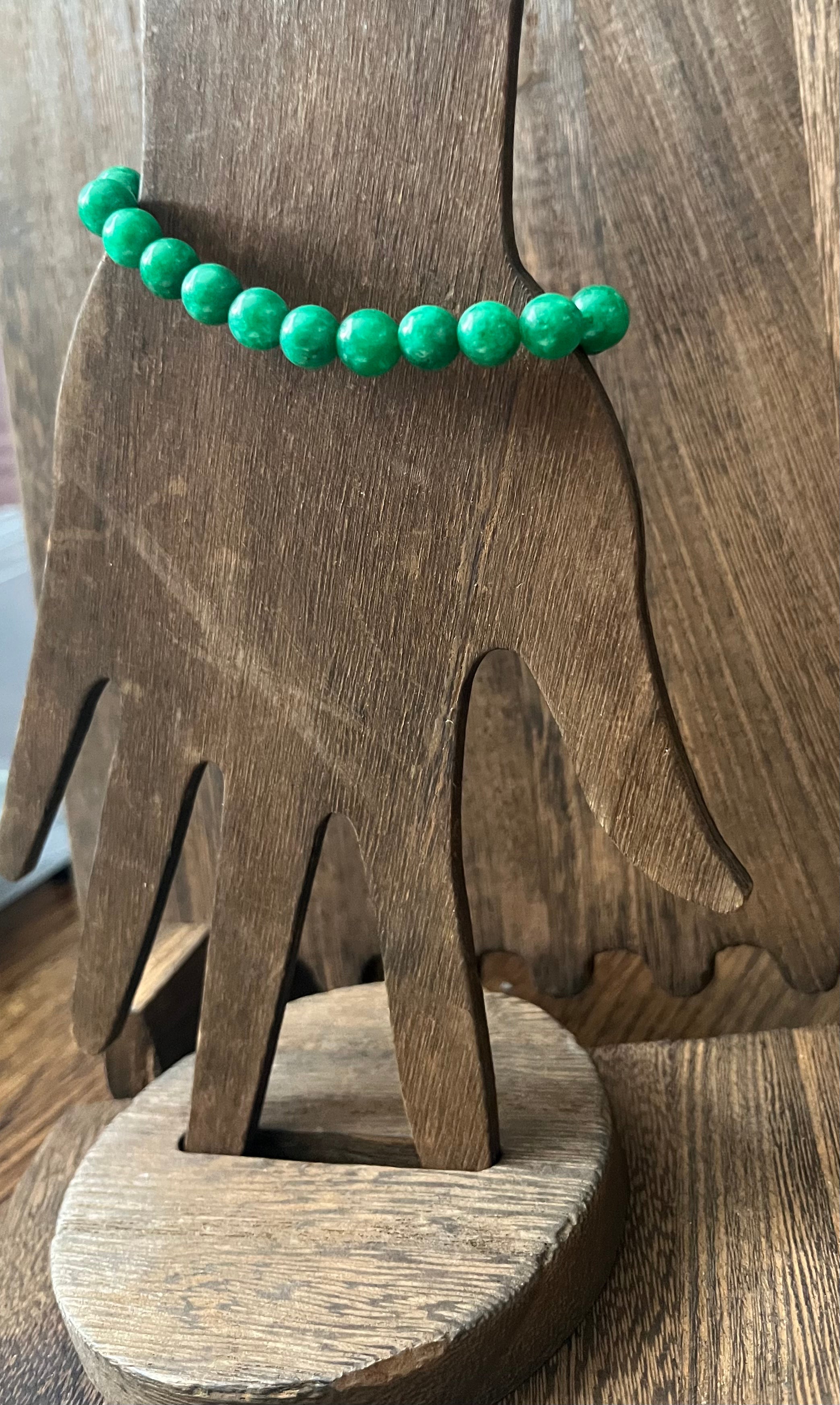 Green Jade Stone Bracelet