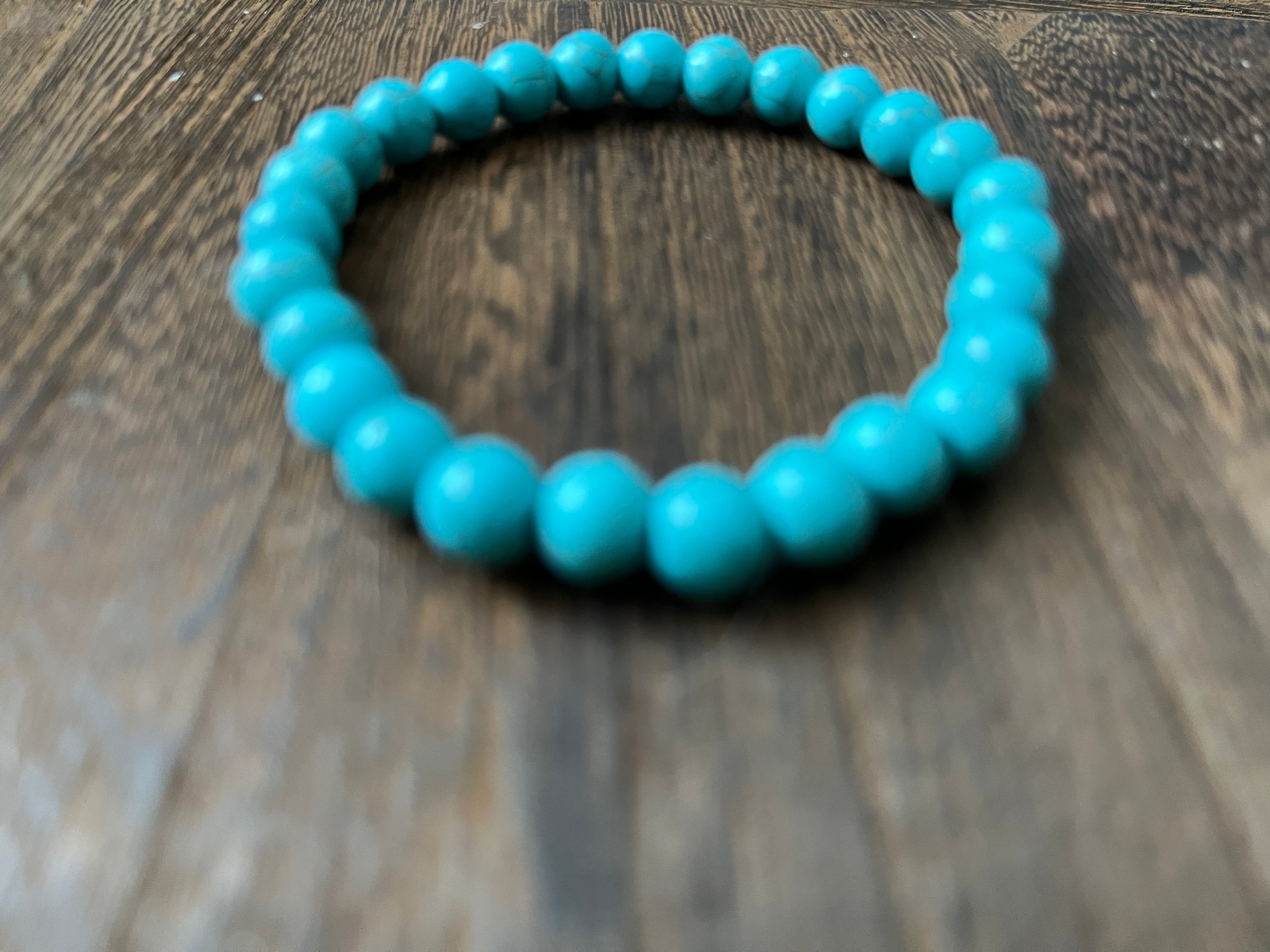 Blue Turquoise Stone Bracelet