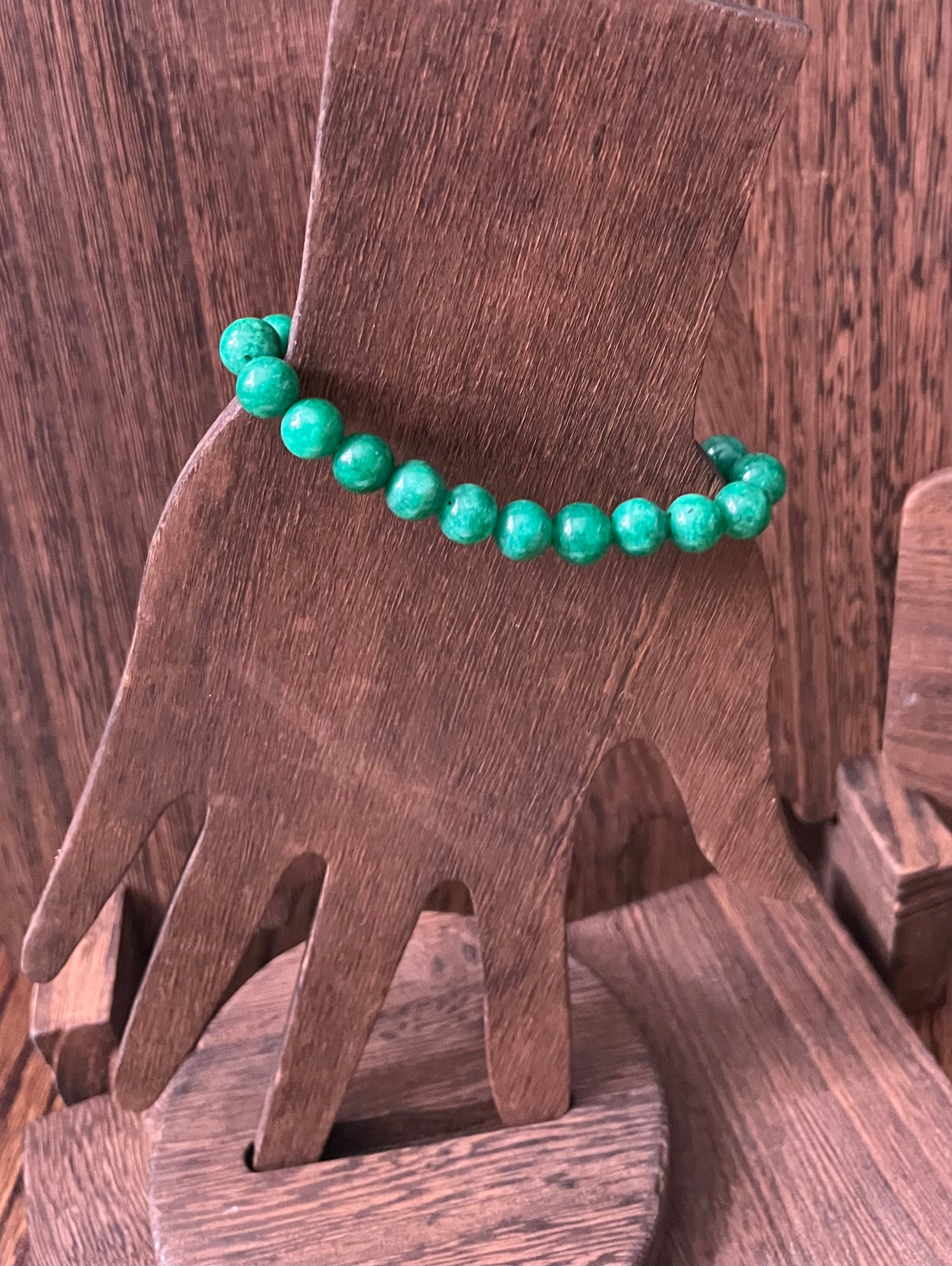 Green Jade Stone Bracelet