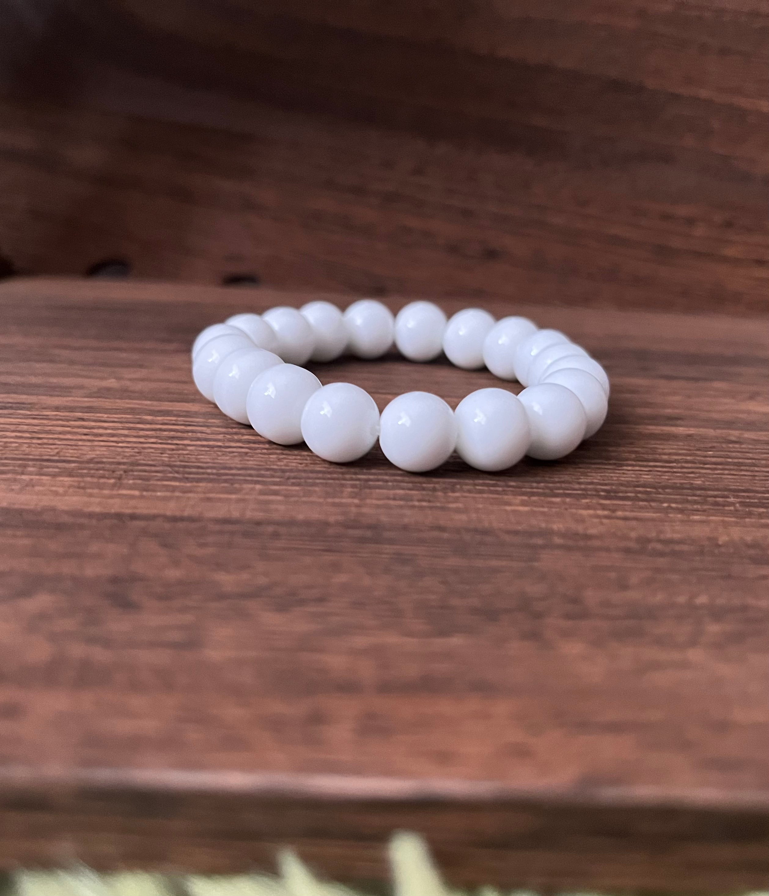 White Onyx Stone Bracelet