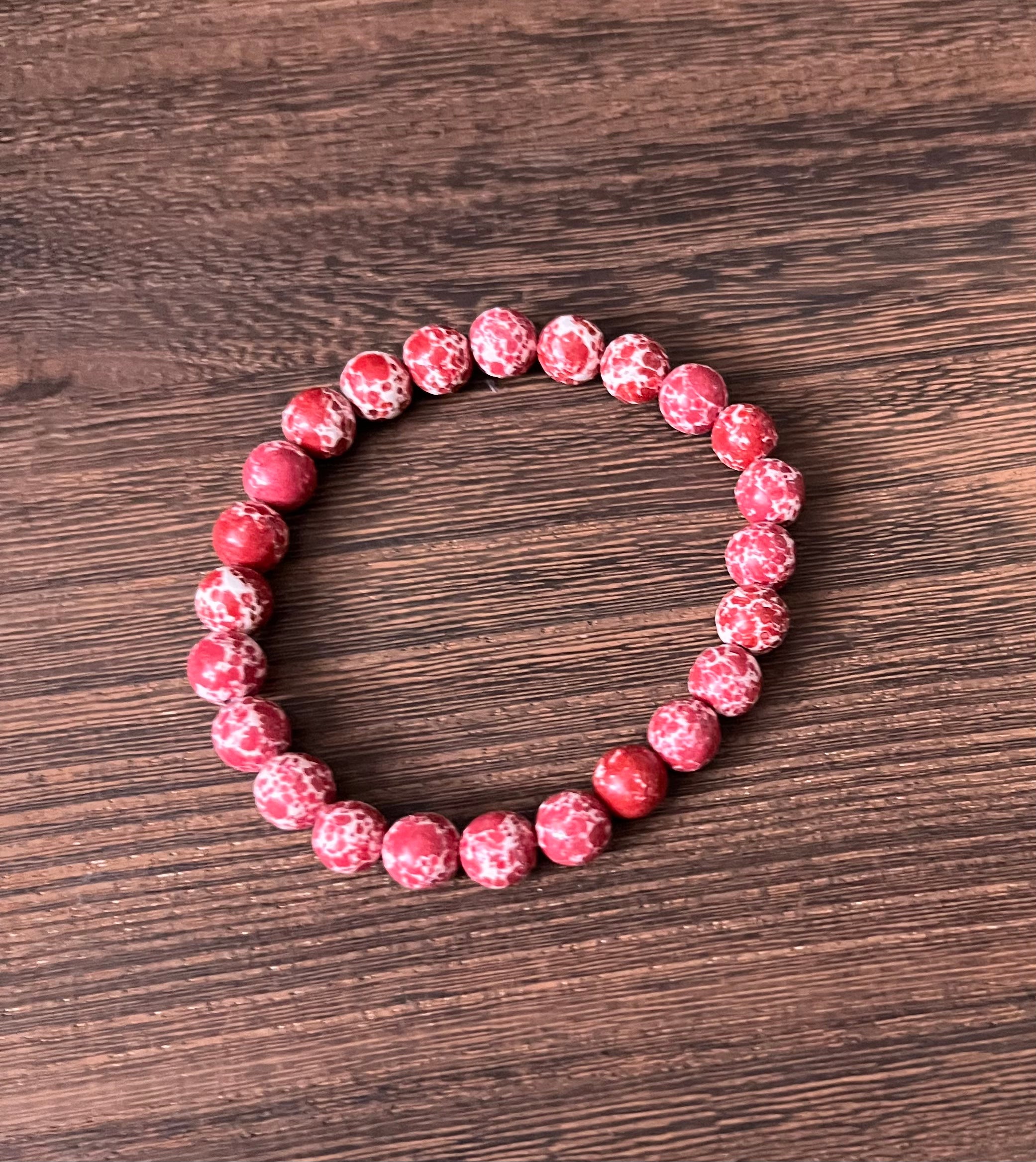 Red Turquoise Stone Bracelet