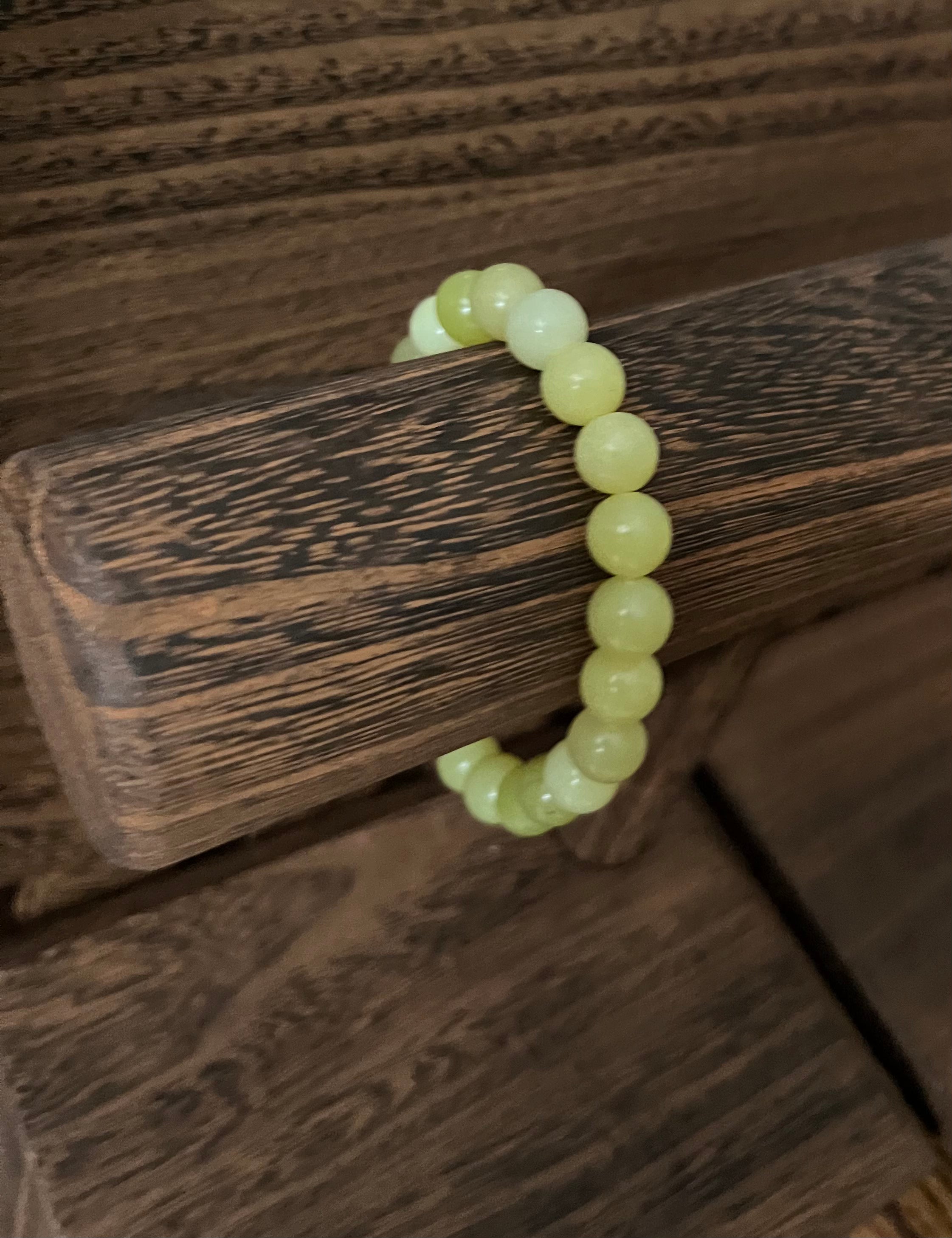 Lemon Jade Stone Bracelet