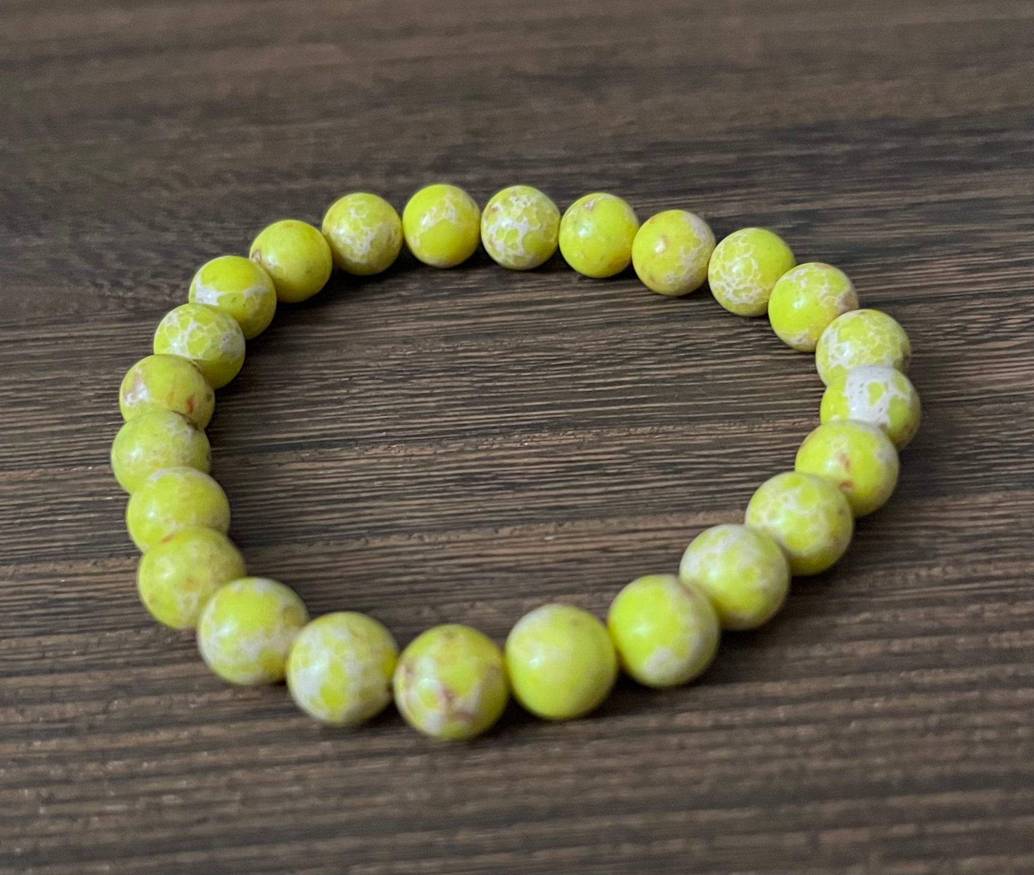 Yellow Turquoise Stone Bracelet