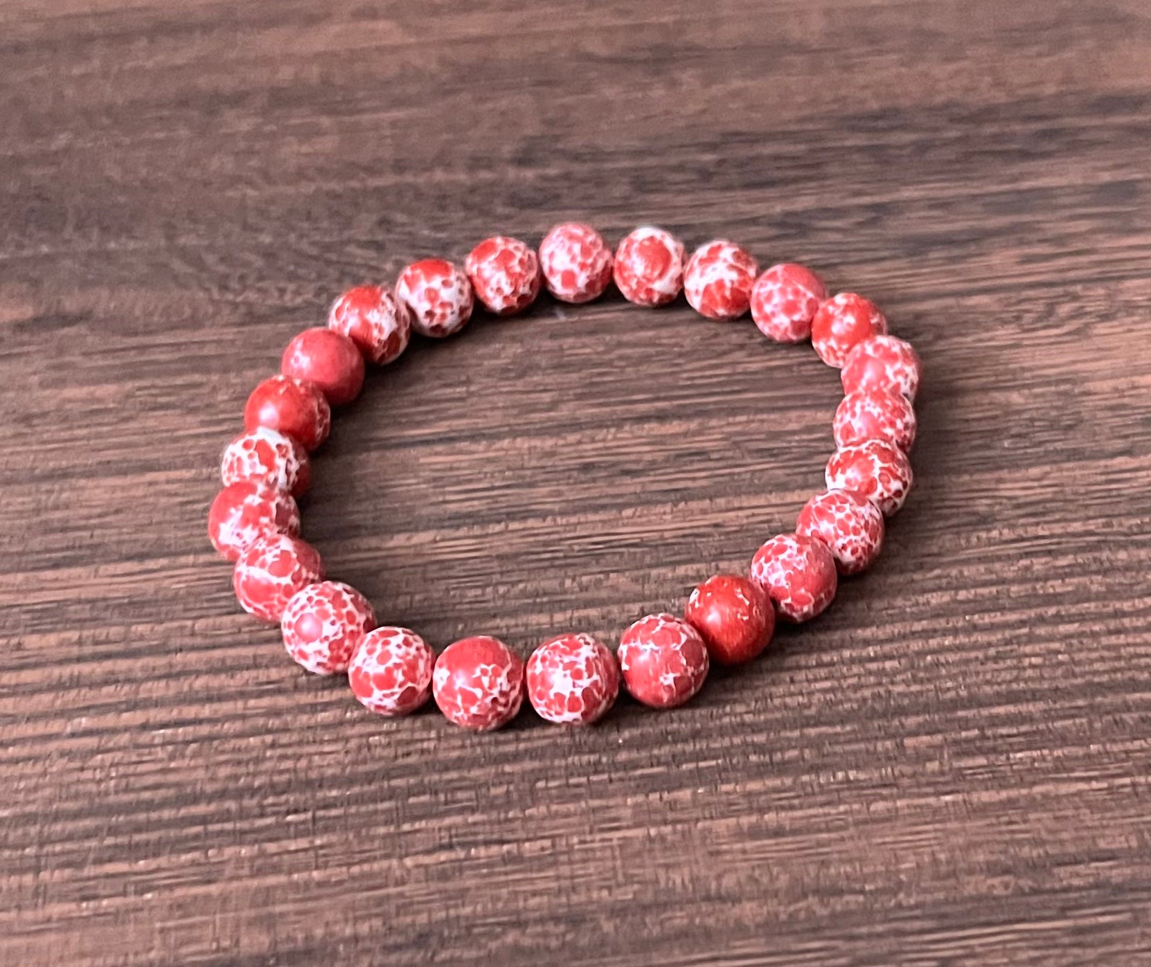 Red Turquoise Stone Bracelet