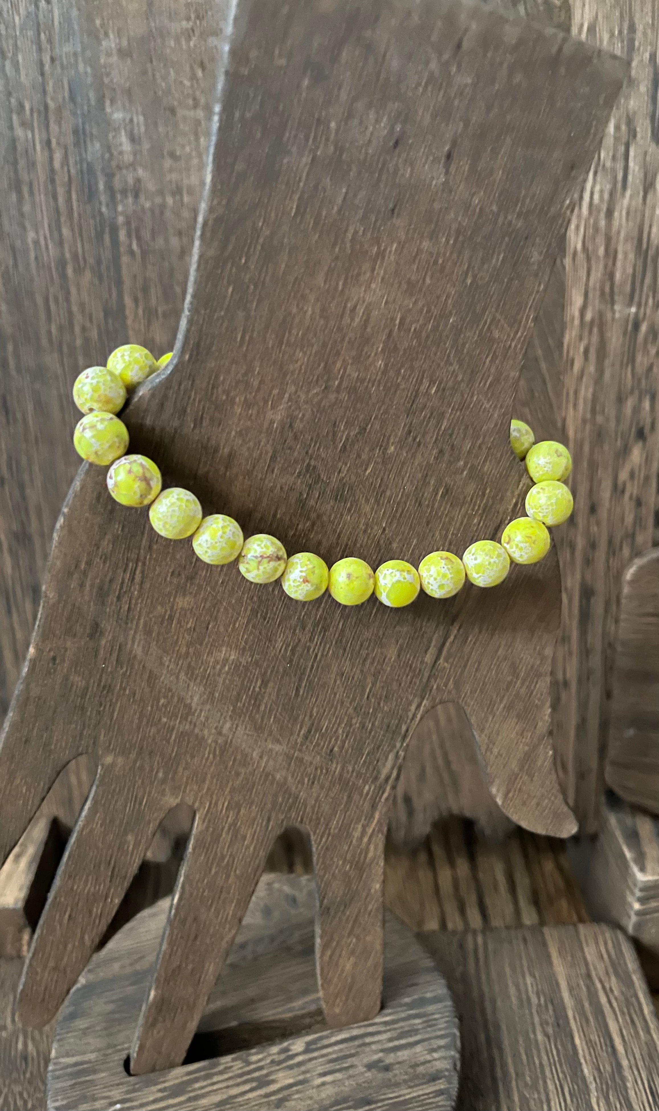 Yellow Turquoise Stone Bracelet