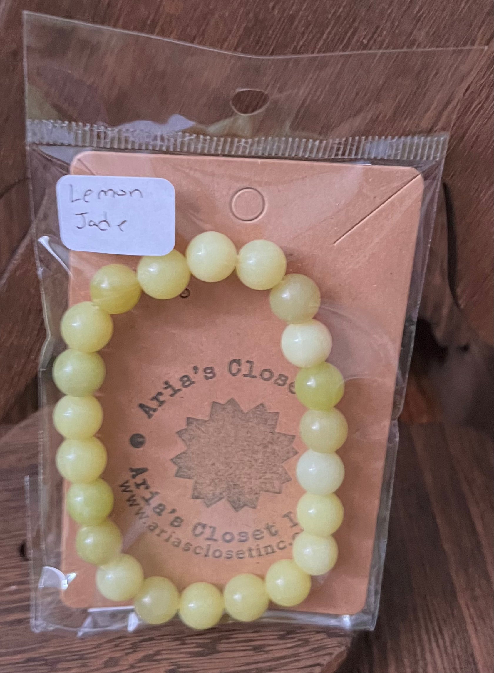 Lemon Jade Stone Bracelet