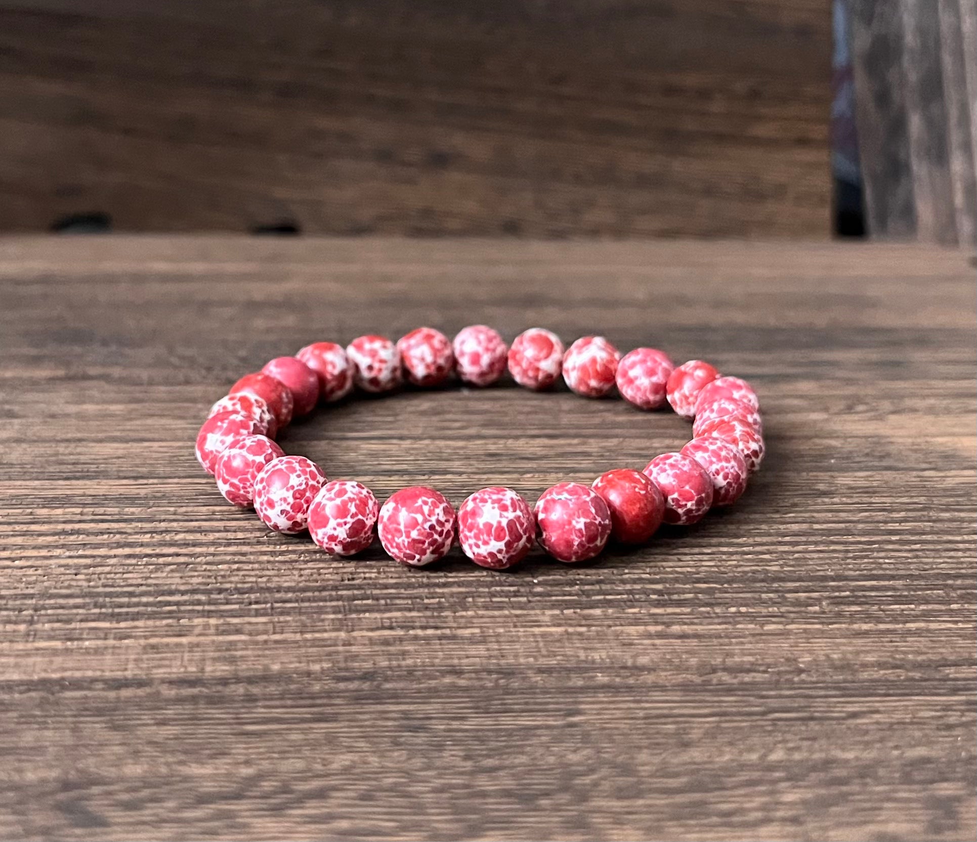 Red Turquoise Stone Bracelet