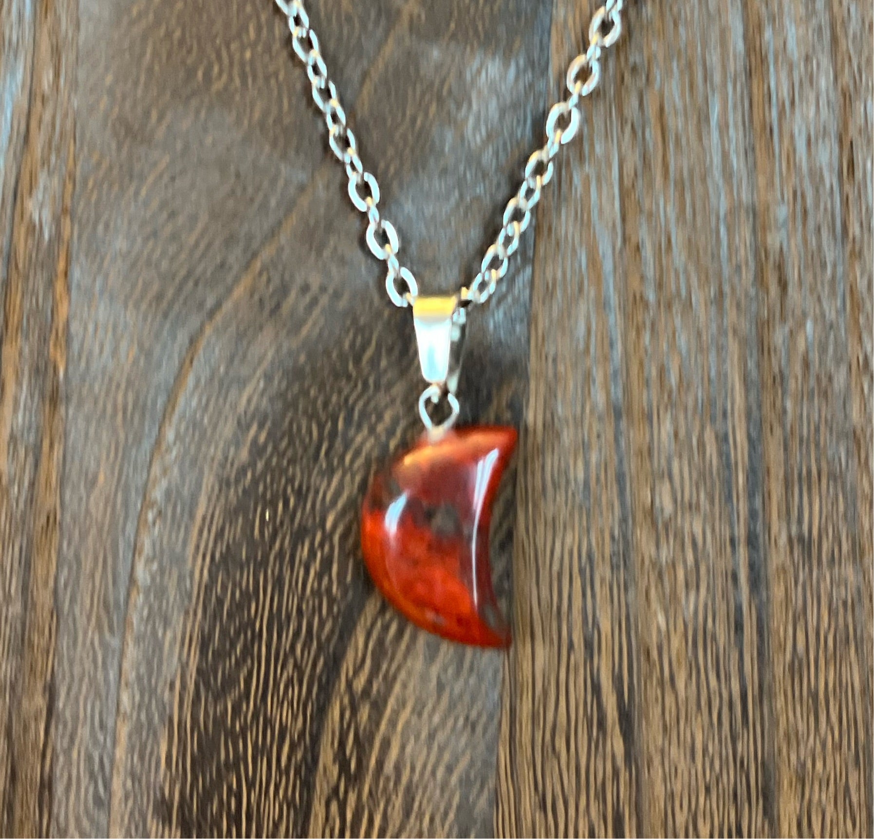 Red Jasper Point Pendent Necklace | East Meets West USA