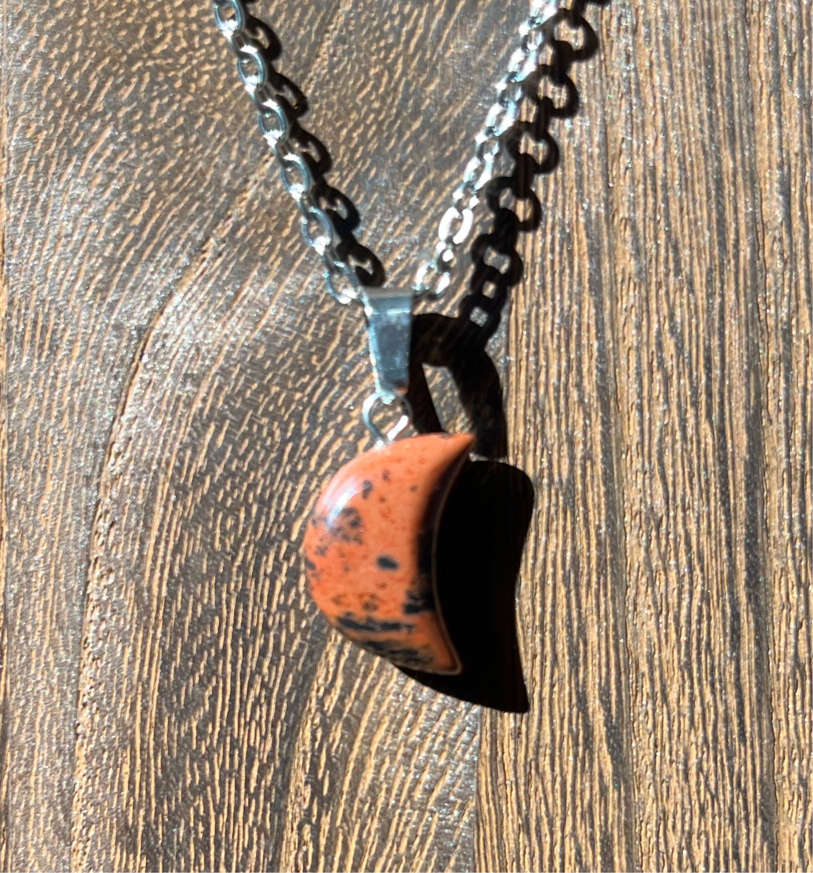 Mahogany store obsidian necklace